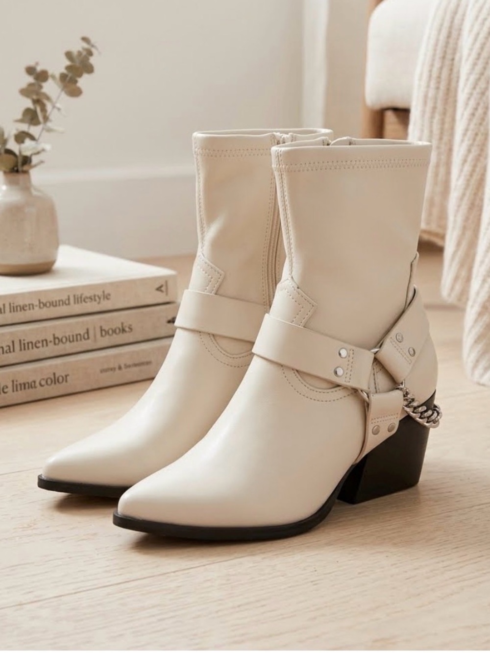 DV by Dolce Vita  Keeler Harness Moto Boots Women Size 6